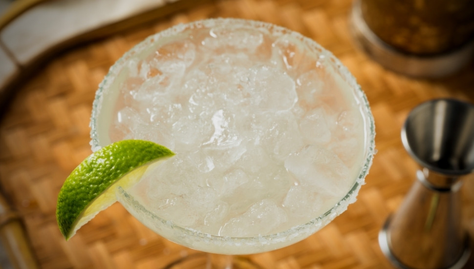 frozen tequila margarita close up picture