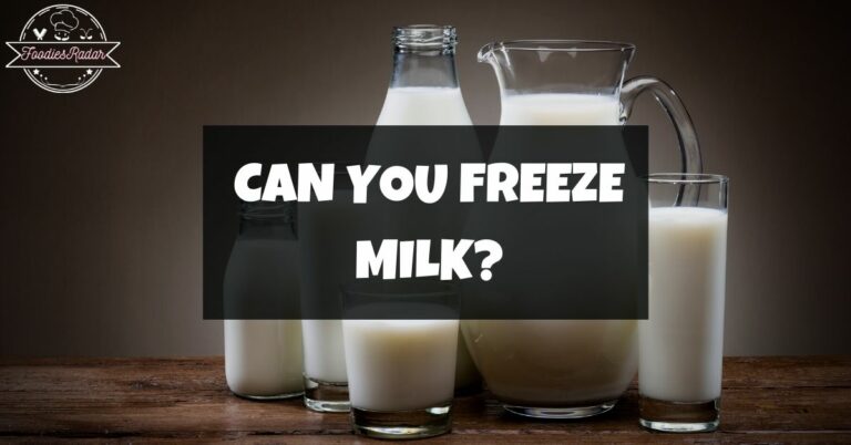 Can You Freeze Milk