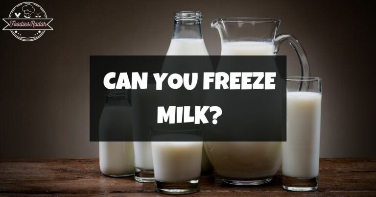 Can You Freeze Milk