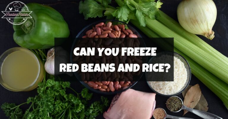 Can You Freeze Red Beans And Rice