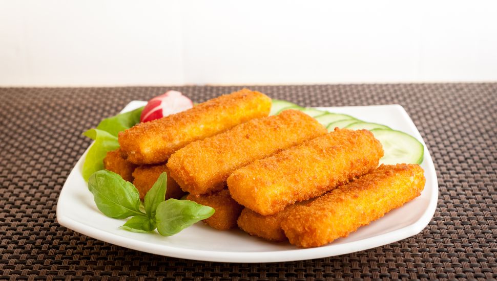 Fish Fingers on plate