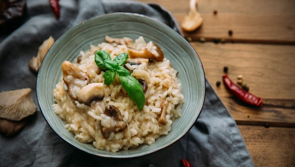 image of cooked Risotto in bowl