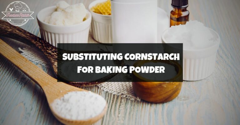 Can I Use Cornstarch Instead Of Baking Powder