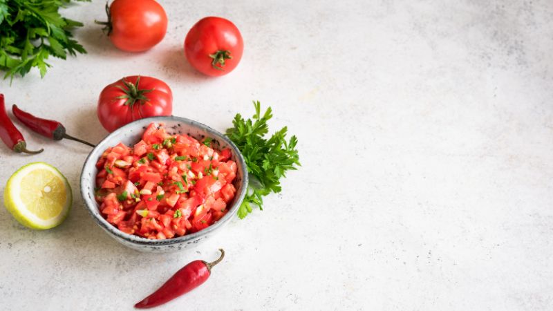 image of salsa in a bowl
