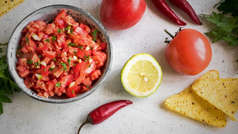 image of salsa in a small bowl