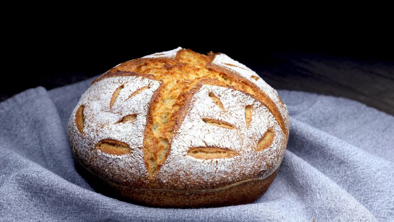 Image of beautiful piece of Sourdough Bread loaf