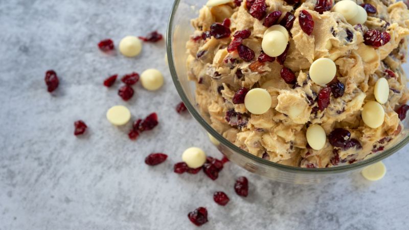 image of cookie dough with chocolate chips and nuts