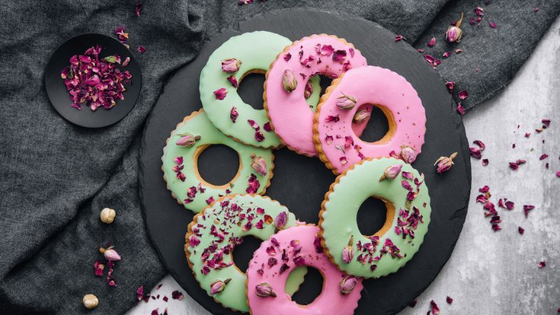 image of sugar cookies with frosting on them