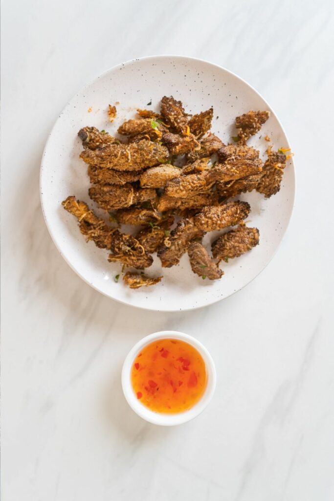 Buttermilk Fried Morels with Hot Honey