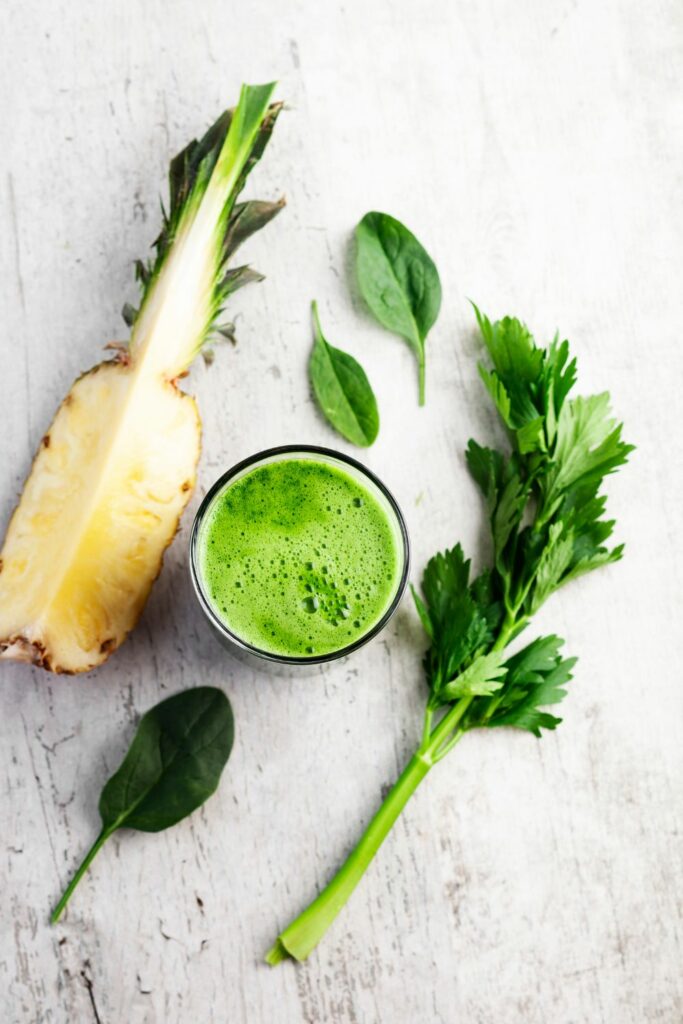The Spinach and Pineapple Smoothie