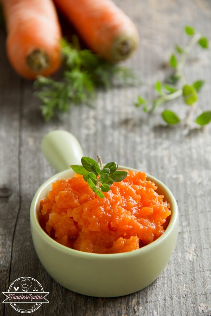 Carrot and Mango Puree